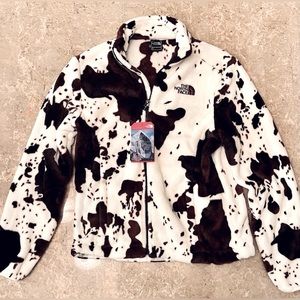 Brand New(NWTs)North Face - Ultra Rare/Sold Out Woman’s SM Cow Print Fleece $140